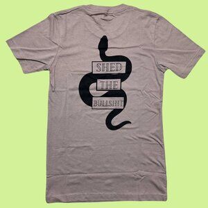 Inner Thoughts Pebble‎ Brown Shed The Bull Snake Tee